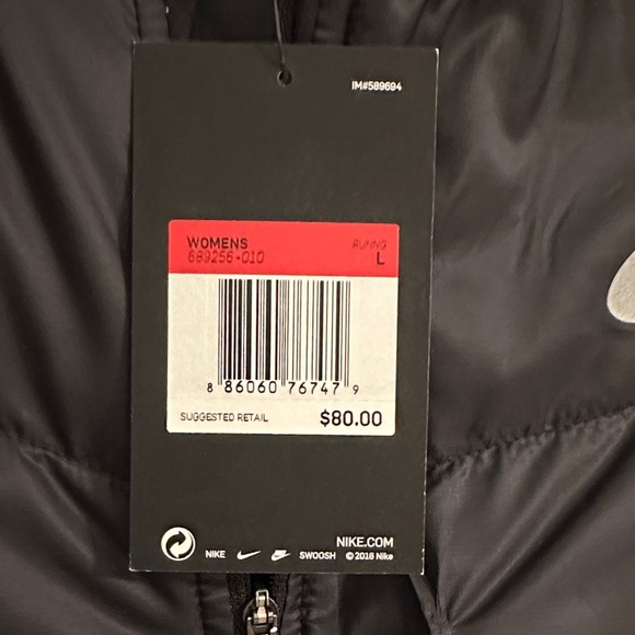 Nike Women’s Black vest - Picture 2 of 3